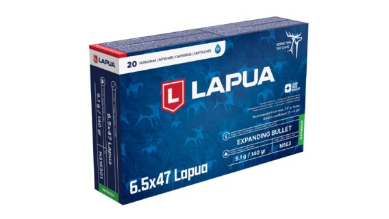6,5x47 Lapua patruuna, Naturalis N563, 9,1g