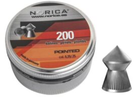 Norica-ilma-aseluoti 4,5 mm, Pointed,200 kpl rasia
