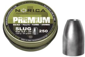 Norica-ilma-aseluoti 5,5 mm, Slug,250 kpl rasia