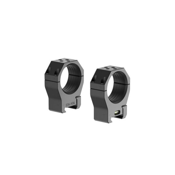 Audere PSR -kiikarinrenkaat 34 mm,korkeus 34 mm, musta