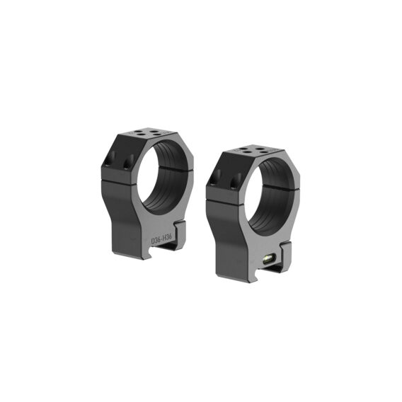 Audere PSR -kiikarinrenkaat 36 mm,korkeus 36 mm, musta