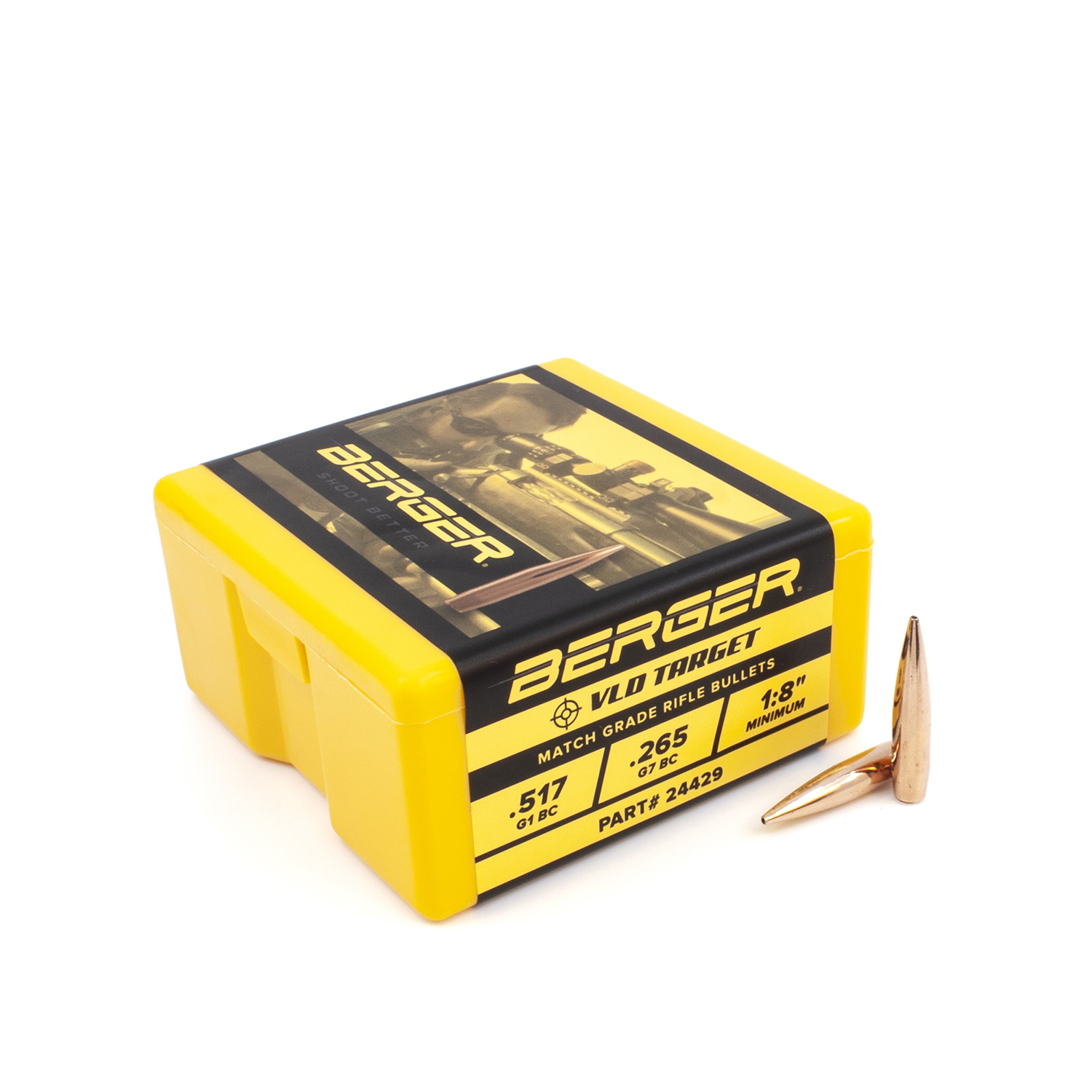 Berger 6mm luoti 105 gr VLD Target