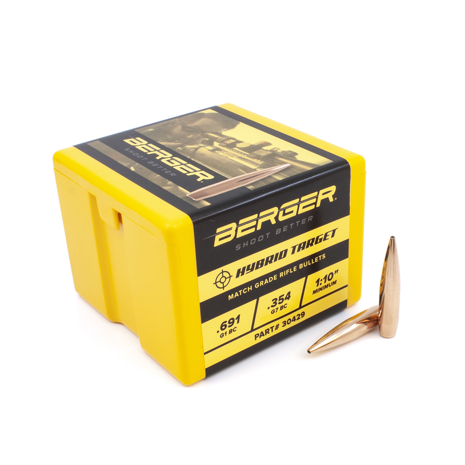 Berger .30 luoti 215 gr Hybrid Target