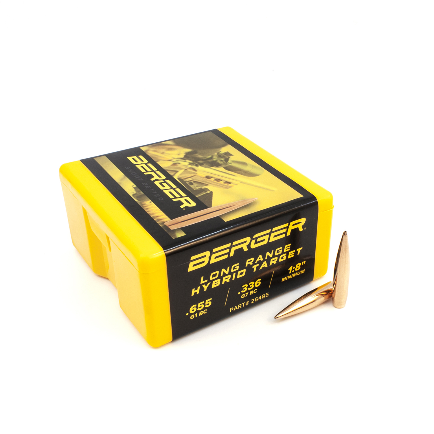 Berger 6,5mm luoti 144 gr Long RangeHybrid Target