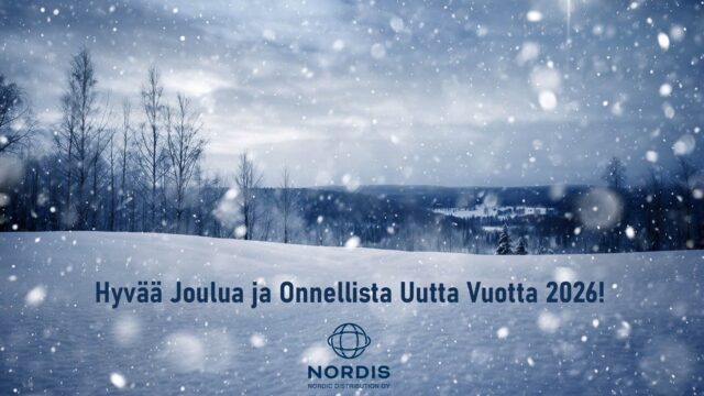 NorDis Oy toivottaa hyvää joulua 2025