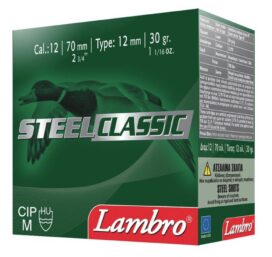 12/70 patruuna Lambro, Steel Classic 30 4, 3,25 mm, 30 g, teräs