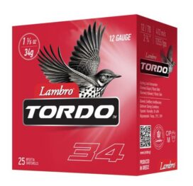 12/70 patruuna Lambro, Tordo 34 2, 3,75 mm, 34 g, lyijy